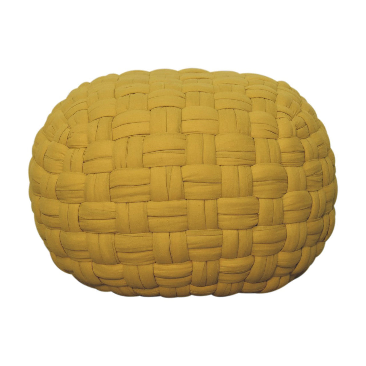 Mustard Tube Pouffe NOVEX FURNITURES