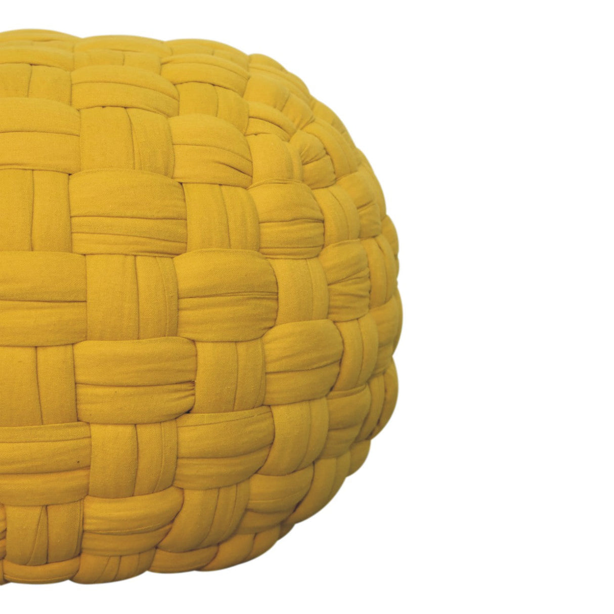 Mustard Tube Pouffe NOVEX FURNITURES
