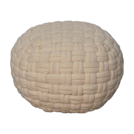 White Tube Pouffe NOVEX FURNITURES