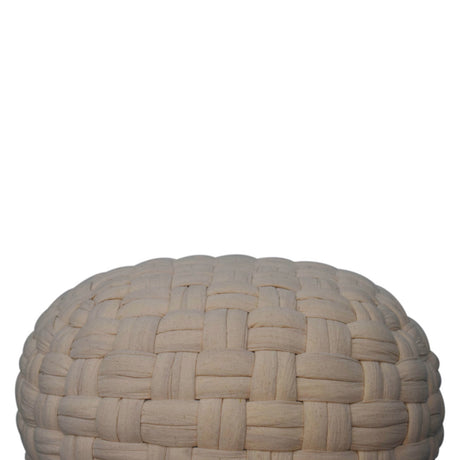 White Tube Pouffe NOVEX FURNITURES