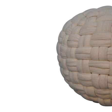 White Tube Pouffe NOVEX FURNITURES
