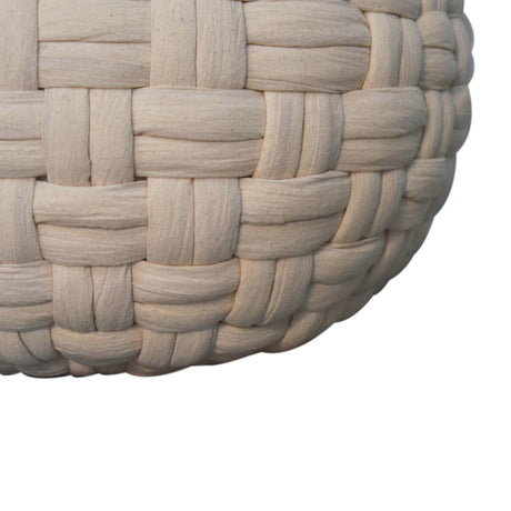 White Tube Pouffe NOVEX FURNITURES