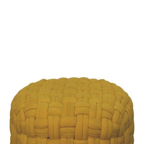 Mustard Tube Footstool NOVEX FURNITURES