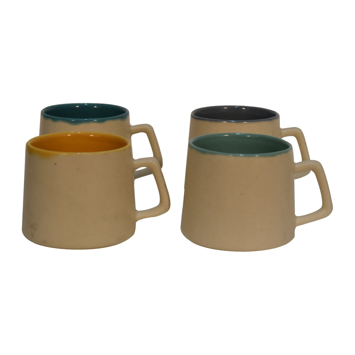 Cream & Multi Mug Set of 4 NOVEX FURNITURES
