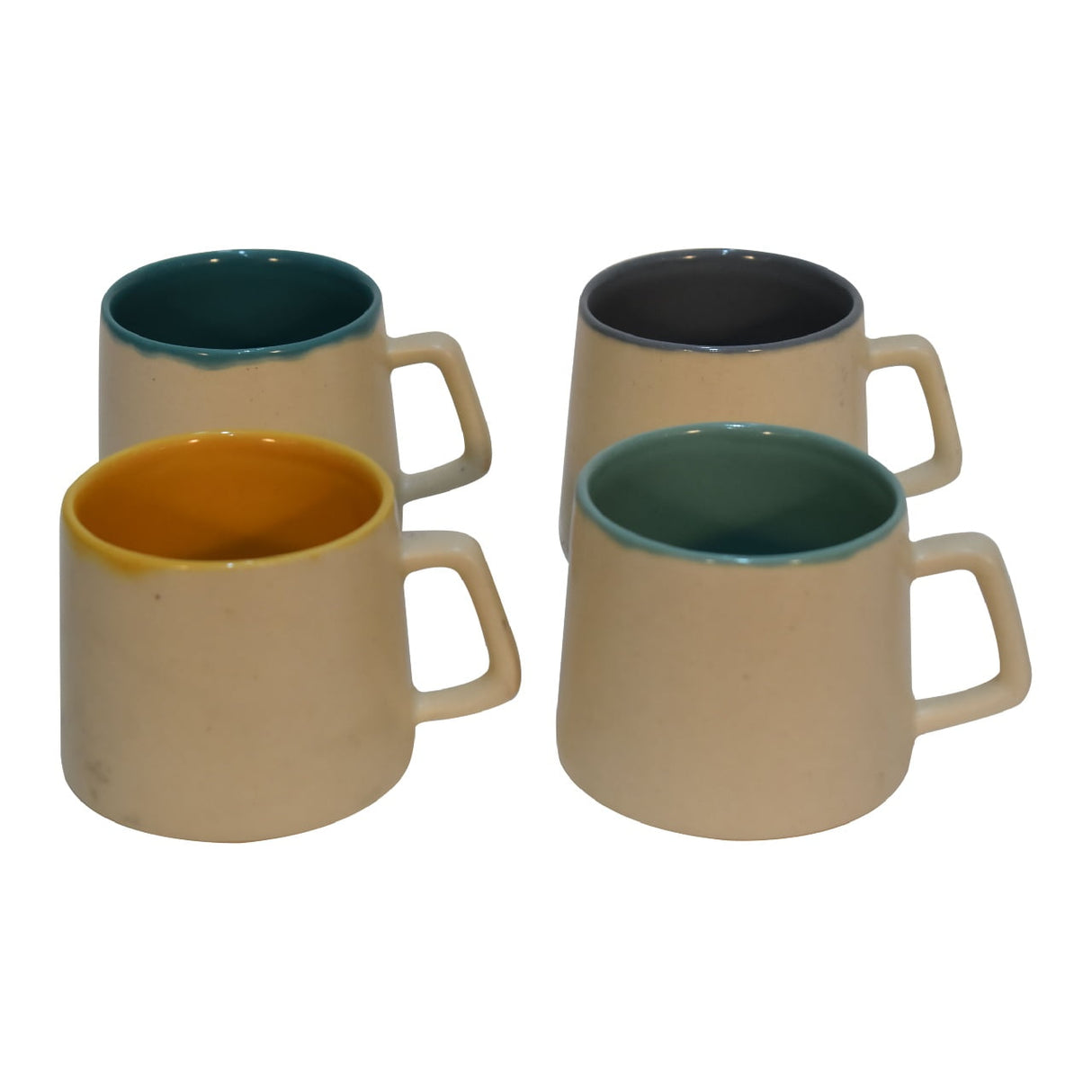 Cream & Multi Mug Set of 4 NOVEX FURNITURES