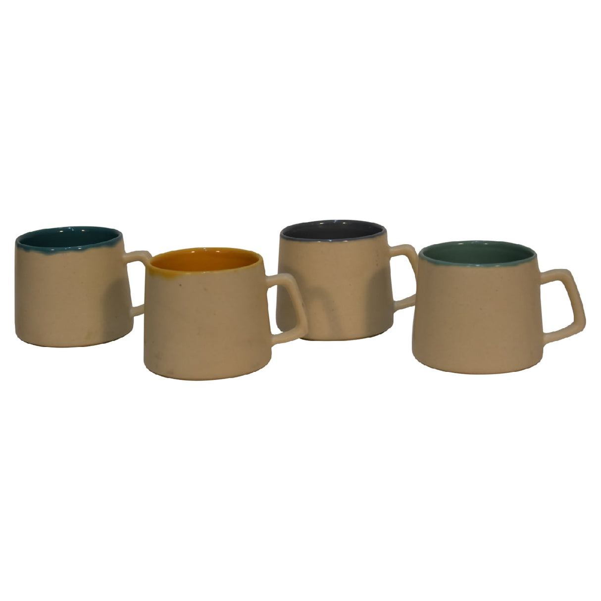 Cream & Multi Mug Set of 4 NOVEX FURNITURES