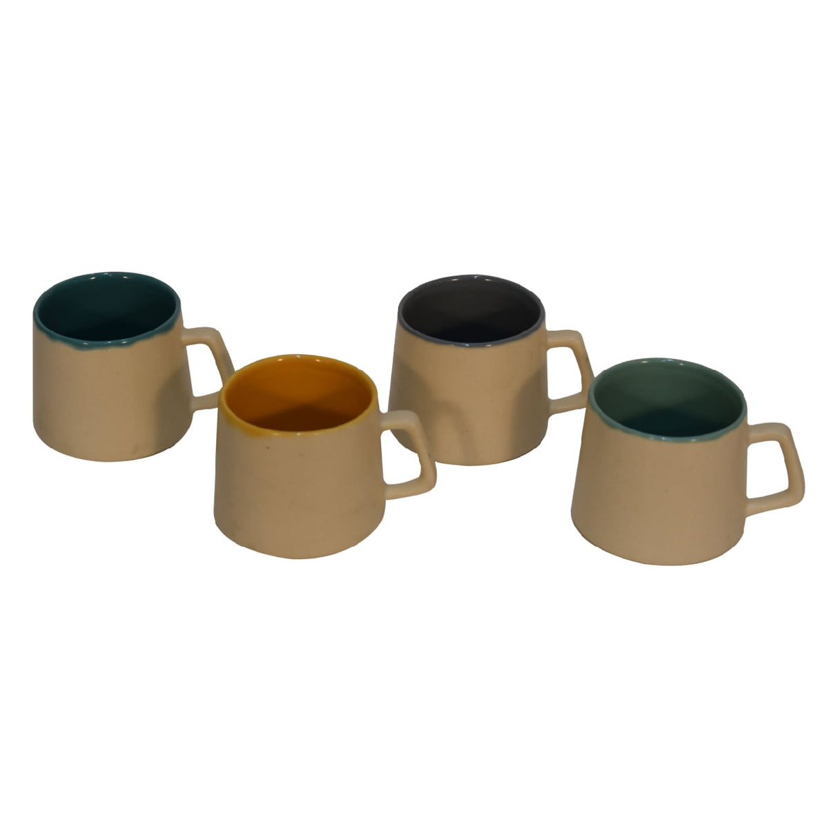 Cream & Multi Mug Set of 4 NOVEX FURNITURES
