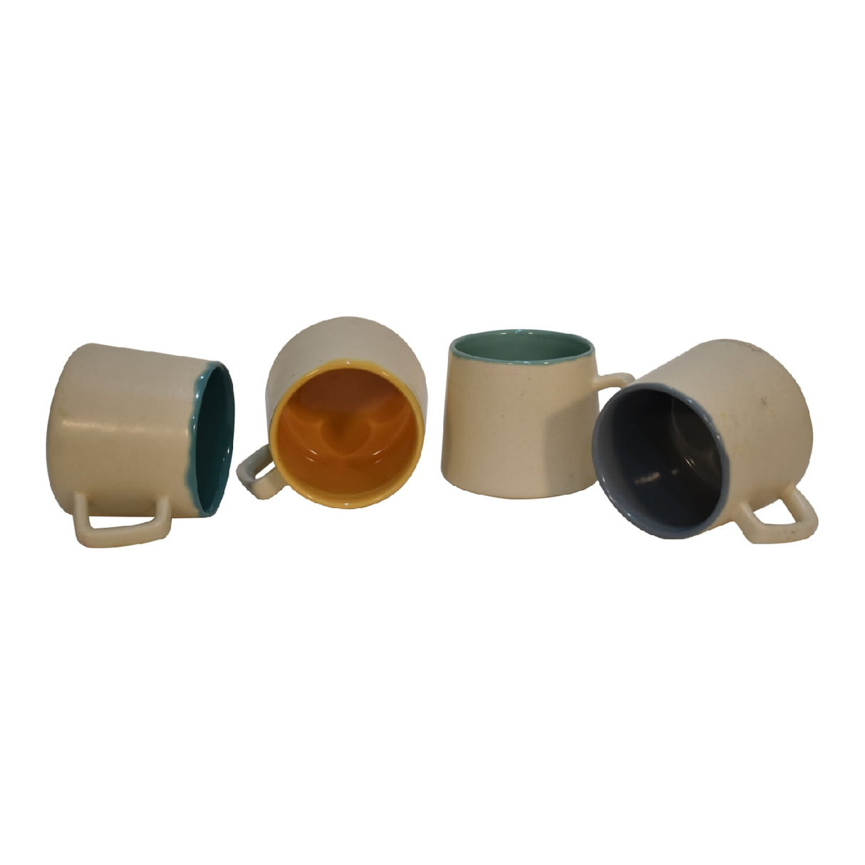 Cream & Multi Mug Set of 4 NOVEX FURNITURES