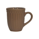 Beige Ribbed Mug Set of 4 NOVEX FURNITURES