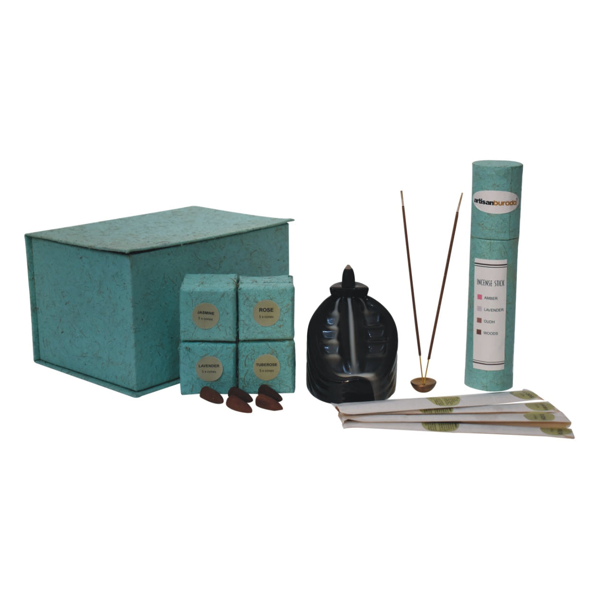 Level Back Flow Fountain Set (Wood) NOVEX FURNITURES