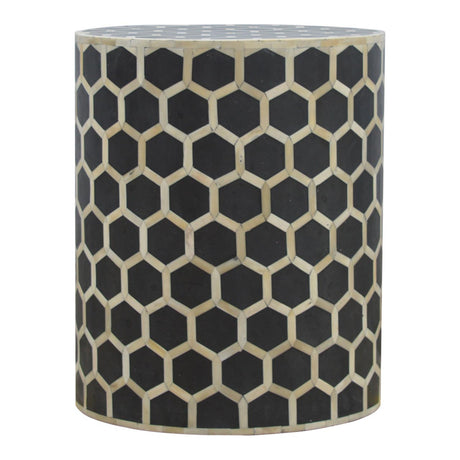 Bone Inlay Occasional Stool NOVEX FURNITURES