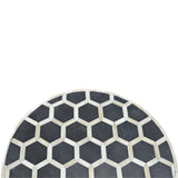Bone Inlay Occasional Stool NOVEX FURNITURES