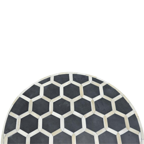 Bone Inlay Occasional Stool NOVEX FURNITURES
