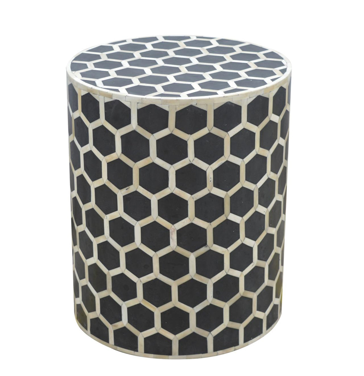 Bone Inlay Occasional Stool NOVEX FURNITURES