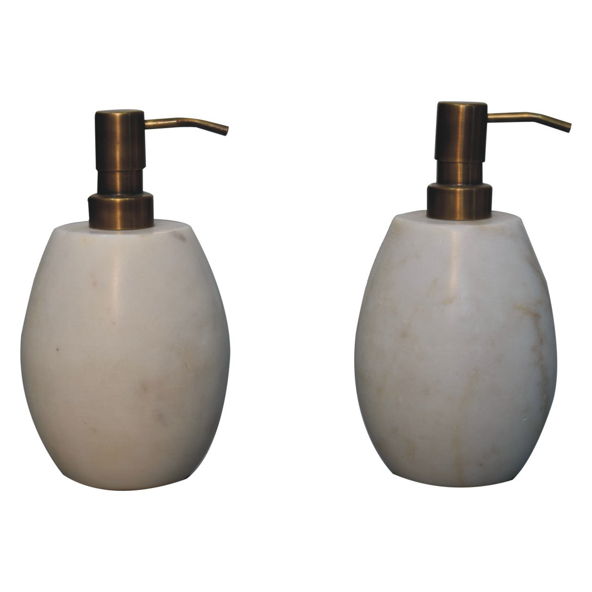 White Marble Soap Dispenser of 2 NOVEX FURNITURE