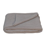 Double Grey Knitted Throw