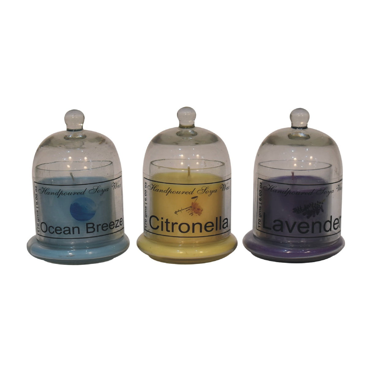 Bell Jar Candle Set (Summer) NOVEX FURNITURES