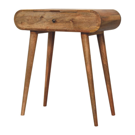 Mini Oak-ish Round Dressing Table NOVEX FURNITURES
