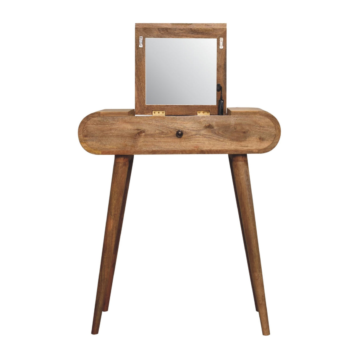 Mini Oak-ish Round Dressing Table NOVEX FURNITURES