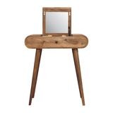 Mini Oak-ish Round Dressing Table NOVEX FURNITURES