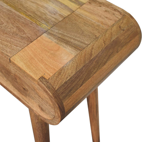 Mini Oak-ish Round Dressing Table NOVEX FURNITURES
