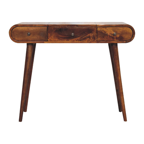 Chestnut Mirror Dressing Table - NOVEX FURNITURE