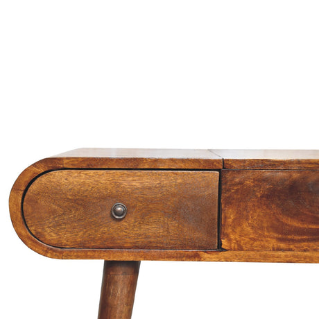 Chestnut Mirror Dressing Table - NOVEX FURNITURE