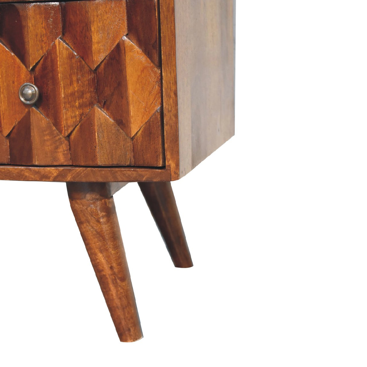 Pineapple Chestnut Carved Chest NOVEX FURNITURES