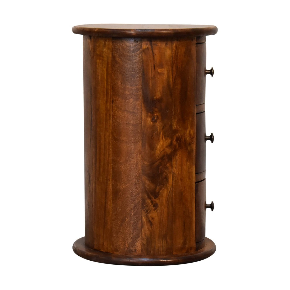 Mini Chestnut Drum Chest - NOVEX FURNITURE