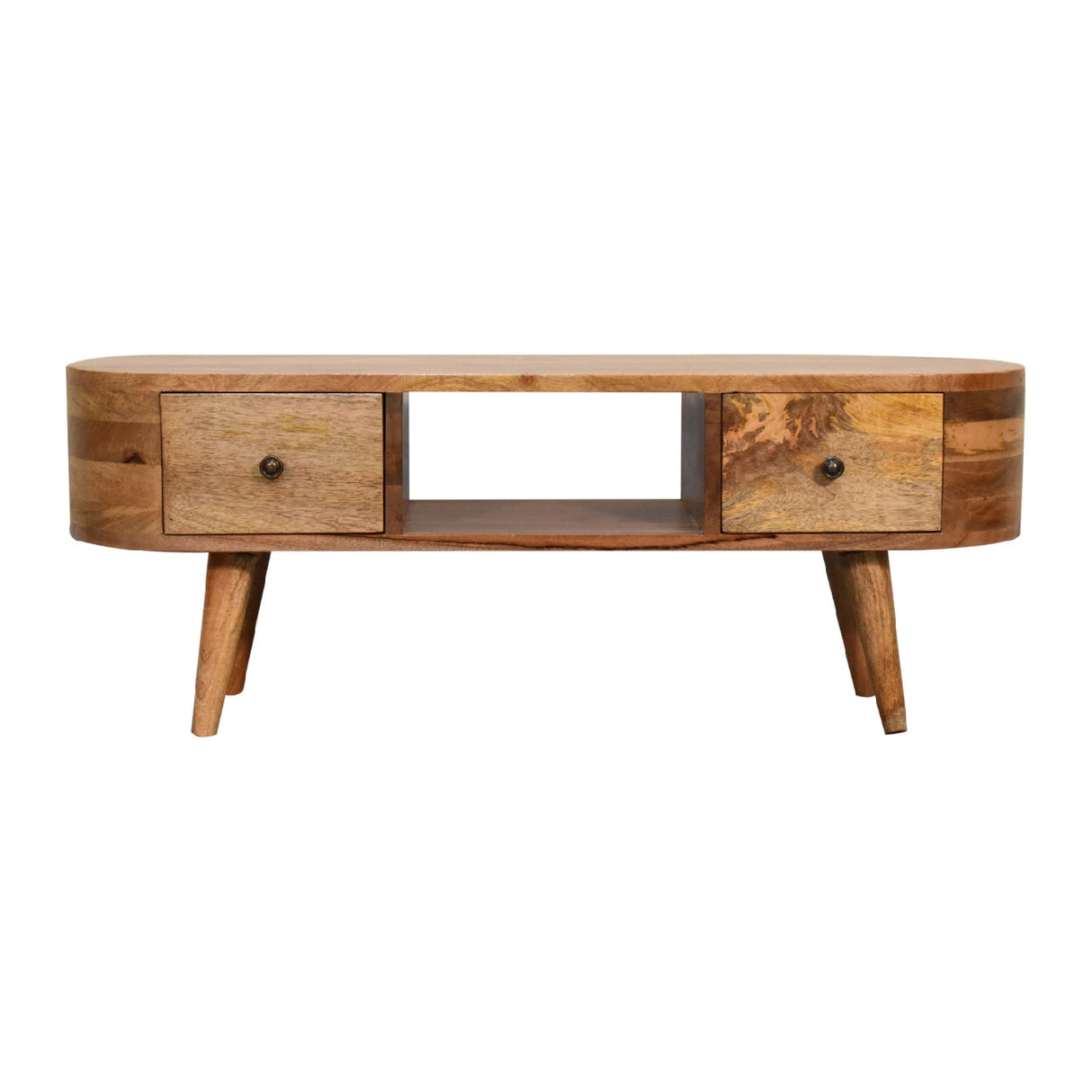 Mini Rounded Entertainment Unit - NOVEX FURNITURE