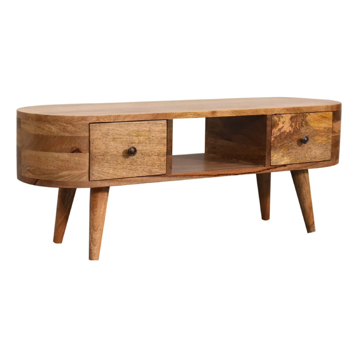 Mini Rounded Entertainment Unit - NOVEX FURNITURE