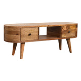 Mini Rounded Entertainment Unit - NOVEX FURNITURE