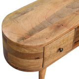 Mini Rounded Entertainment Unit - NOVEX FURNITURE
