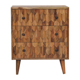 Mini Pineapple Carved Chest NOVEX FURNITURES
