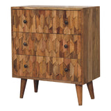 Mini Pineapple Carved Chest NOVEX FURNITURES