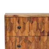 Mini Pineapple Carved Chest NOVEX FURNITURES