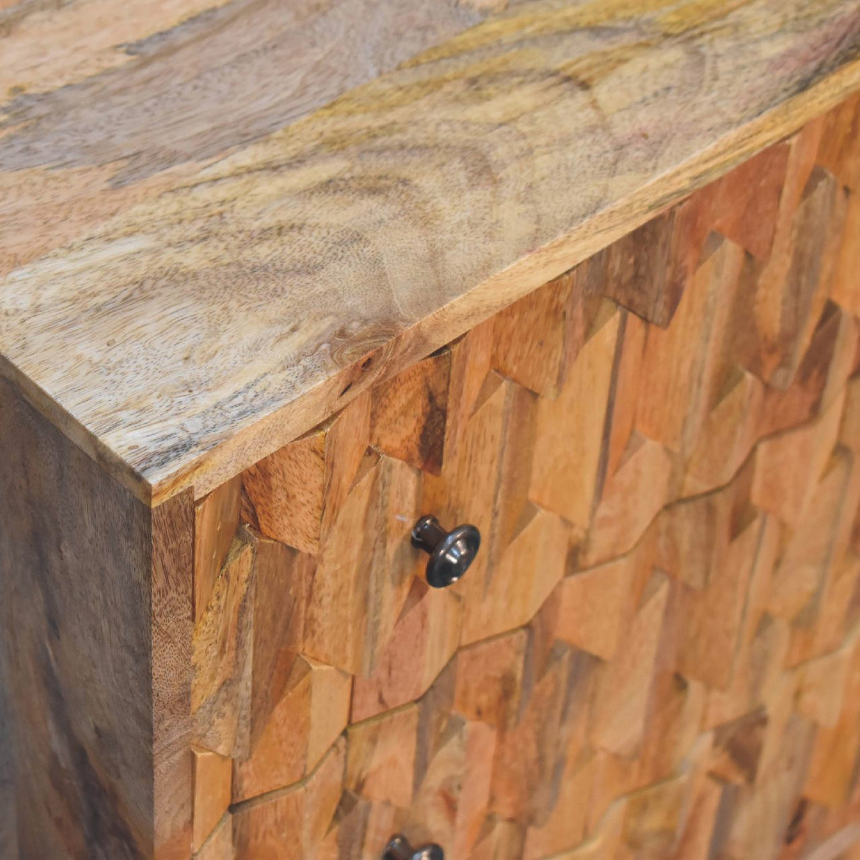 Mini Pineapple Carved Chest NOVEX FURNITURES