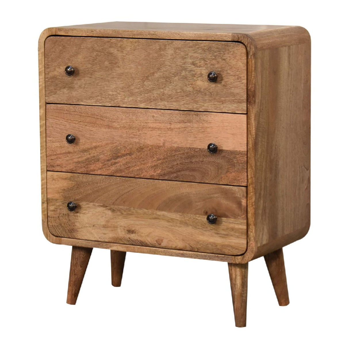 Mini Curved Oak-ish Chest NOVEX FURNITURES