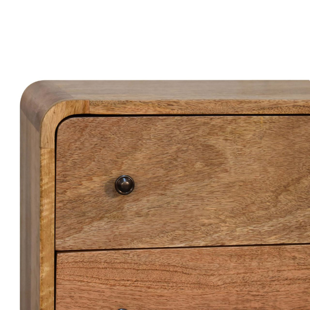 Mini Curved Oak-ish Chest NOVEX FURNITURES