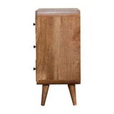 Mini Curved Oak-ish Chest NOVEX FURNITURES