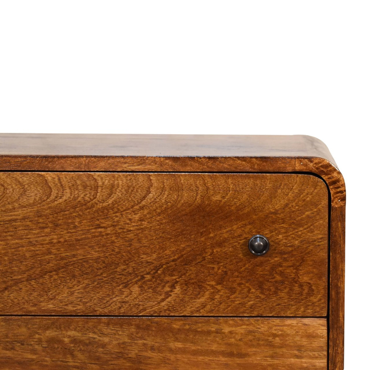 Mini Curved Chestnut Chest - NOVEX FURNITURE