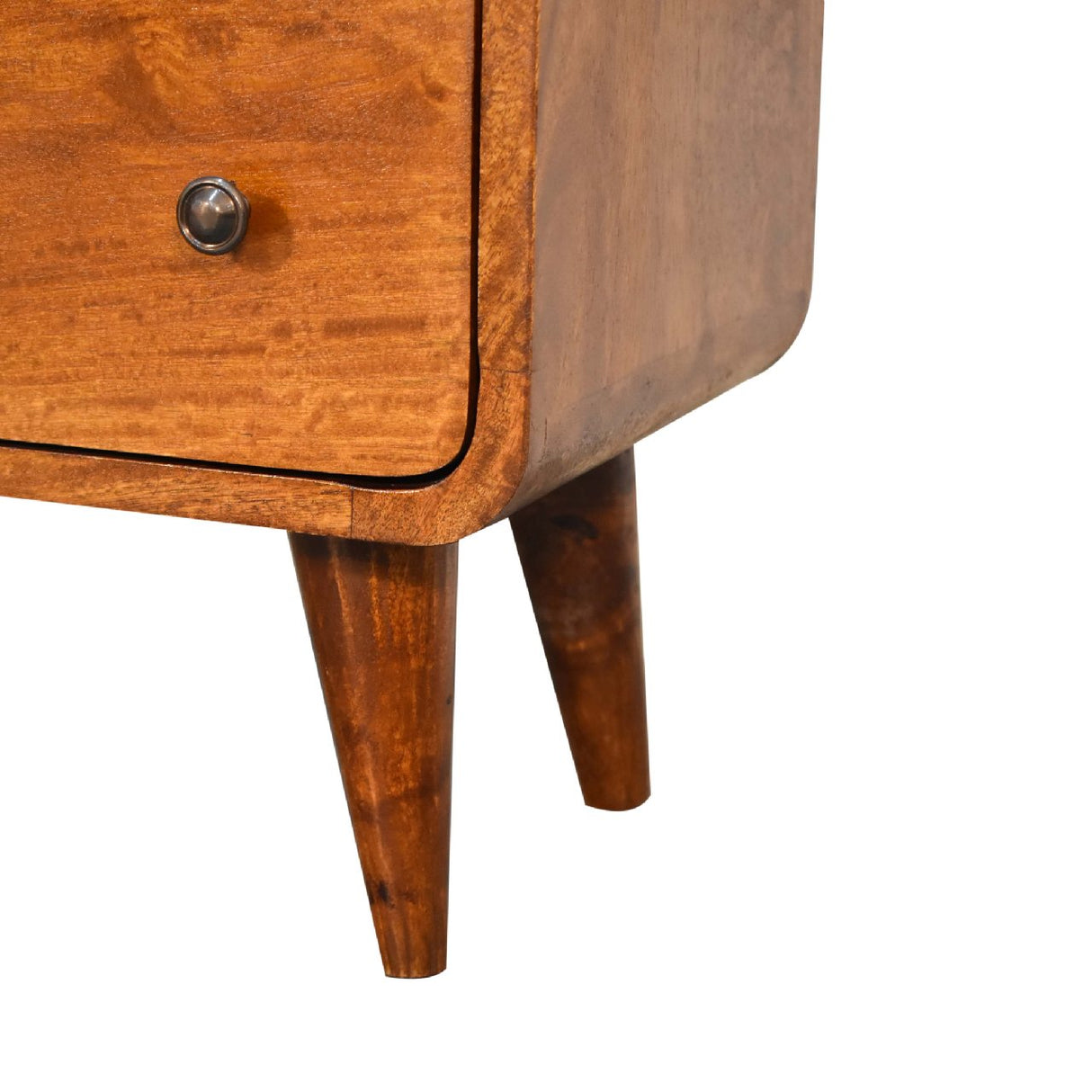 Mini Curved Chestnut Chest - NOVEX FURNITURE