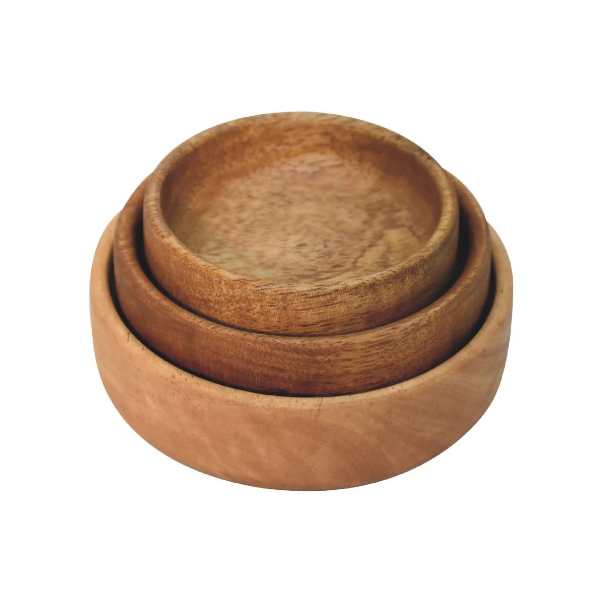 Solid Wood Fruit Bowl Set of 3 NOVEX FURNITURE