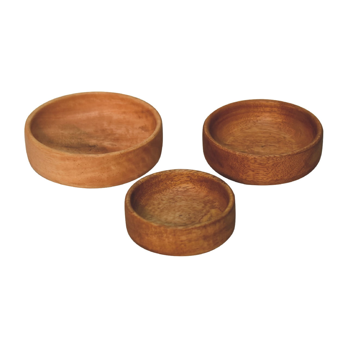 Solid Wood Fruit Bowl Set of 3 NOVEX FURNITURE