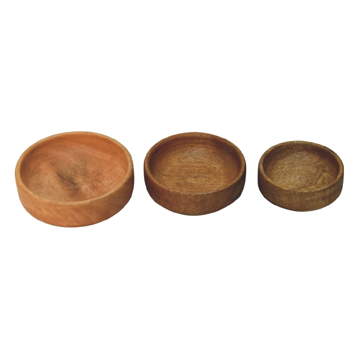 Solid Wood Fruit Bowl Set of 3 NOVEX FURNITURE