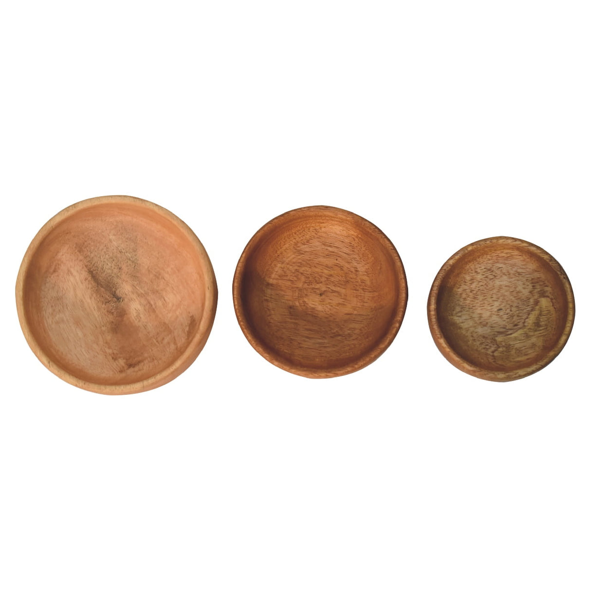 Solid Wood Fruit Bowl Set of 3 NOVEX FURNITURE
