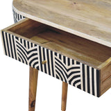 Edessa Bone Inlay Console Table NOVEX FURNITURES