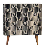 Edessa Bone Inlay Cabinet NOVEX FURNITURES