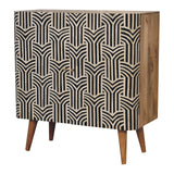 Edessa Bone Inlay Cabinet NOVEX FURNITURES