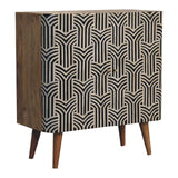 Edessa Bone Inlay Cabinet NOVEX FURNITURES